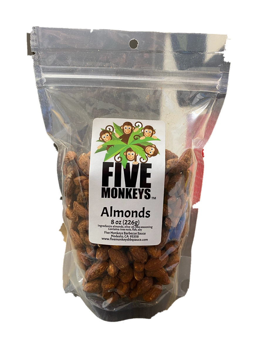 Five Monkeys BBQ Almonds!!