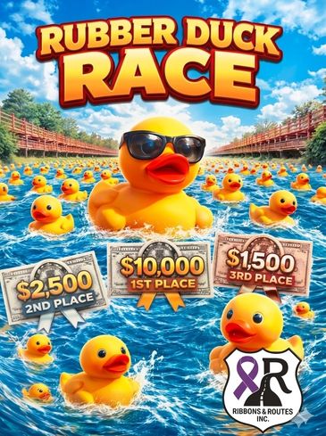 Rubber Duck Race event with cash prizes.