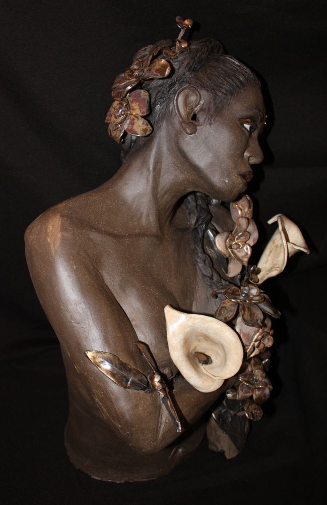 ceramic Figurative Sculpture by Gwendolyn Lanier