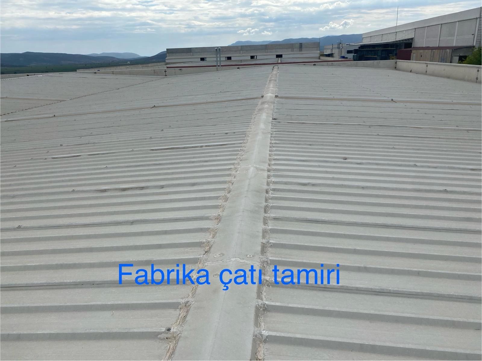 Sac çatı tamiri, sac izolasyonu, trapez sac tamiri.