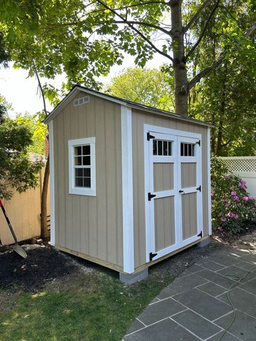 8x6 Shed with transom windows