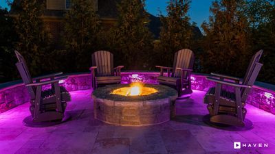 RGB permanent lighting install in Sherman TX