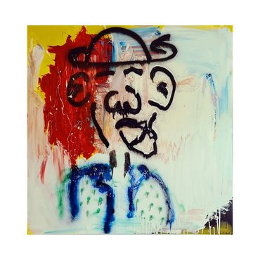 Genesis paints abstract gangsta 