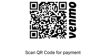 Venmo QR code for Suzy-Thai. Suzy Thai Food.