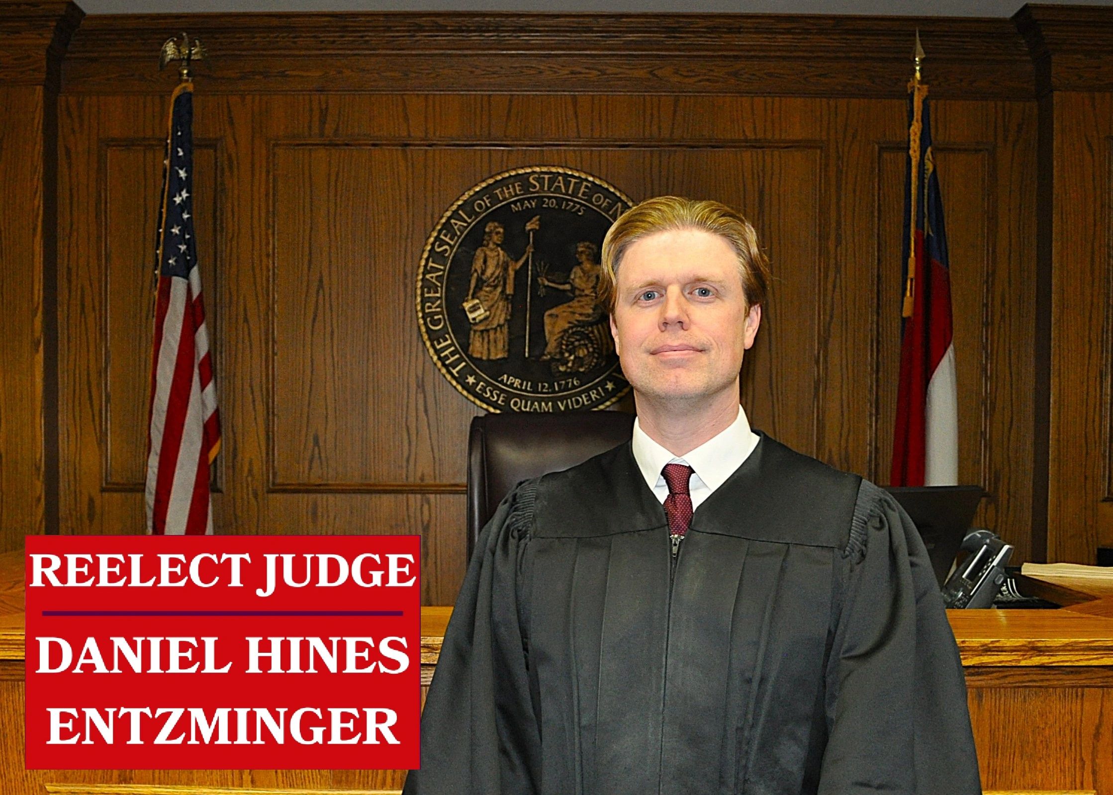 Judge Daniel Hines Entzminger's Judicial Experience