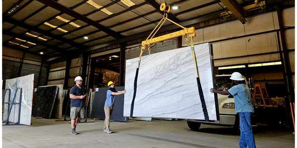Transportation of stone for projects
