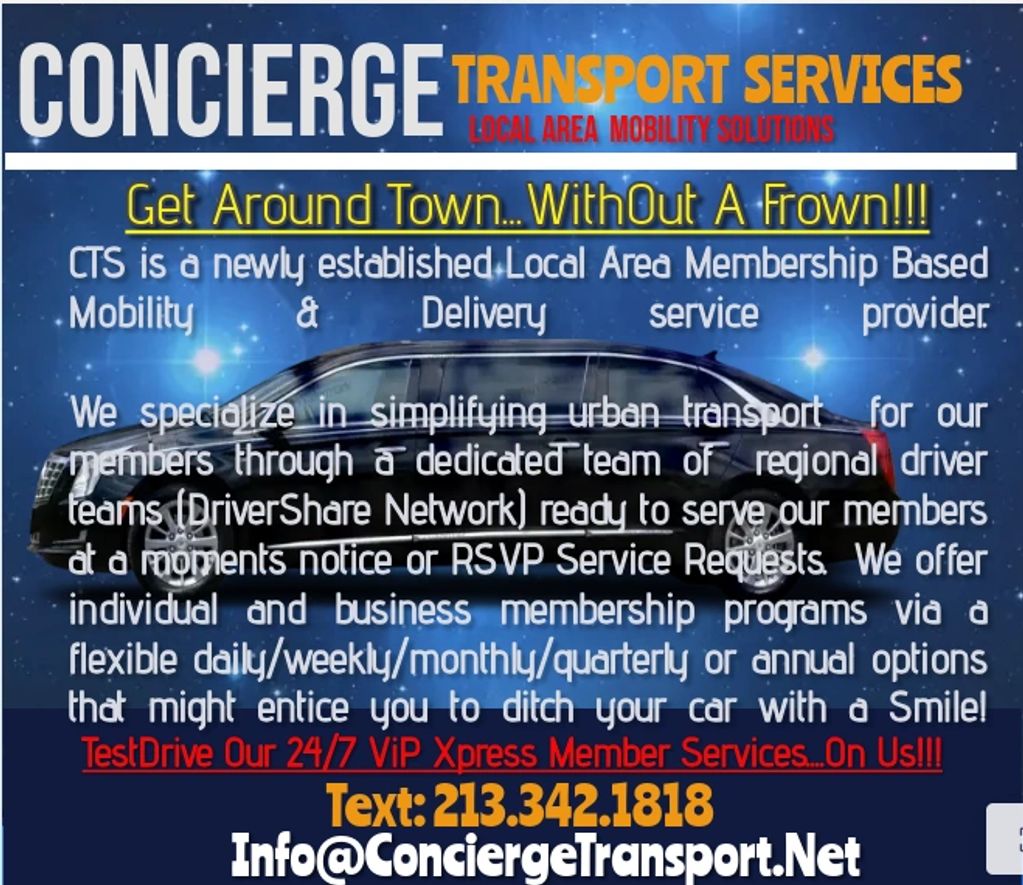 eMail: Info@ConciergeTransport.Net