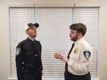 Explaining the importance of the job and the badge
