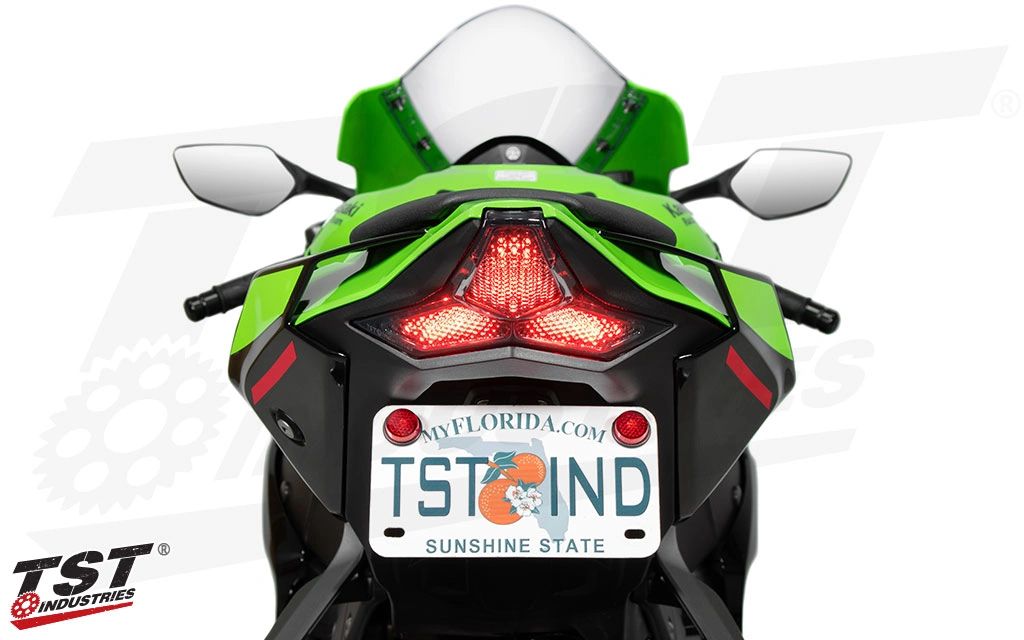 Kawasaki ZX10R ZX6R 636 ZX4RR integrated tail light TST Industries