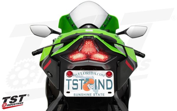 Kawasaki ZX10R ZX6R 636 ZX4RR integrated tail light TST Industries