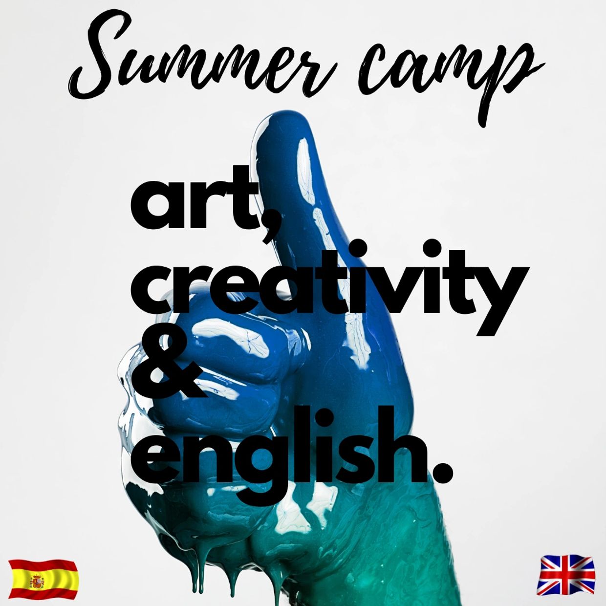 Campamento de verano de arte, cerámica, pintura, manualidades en inglés y español en Madrid