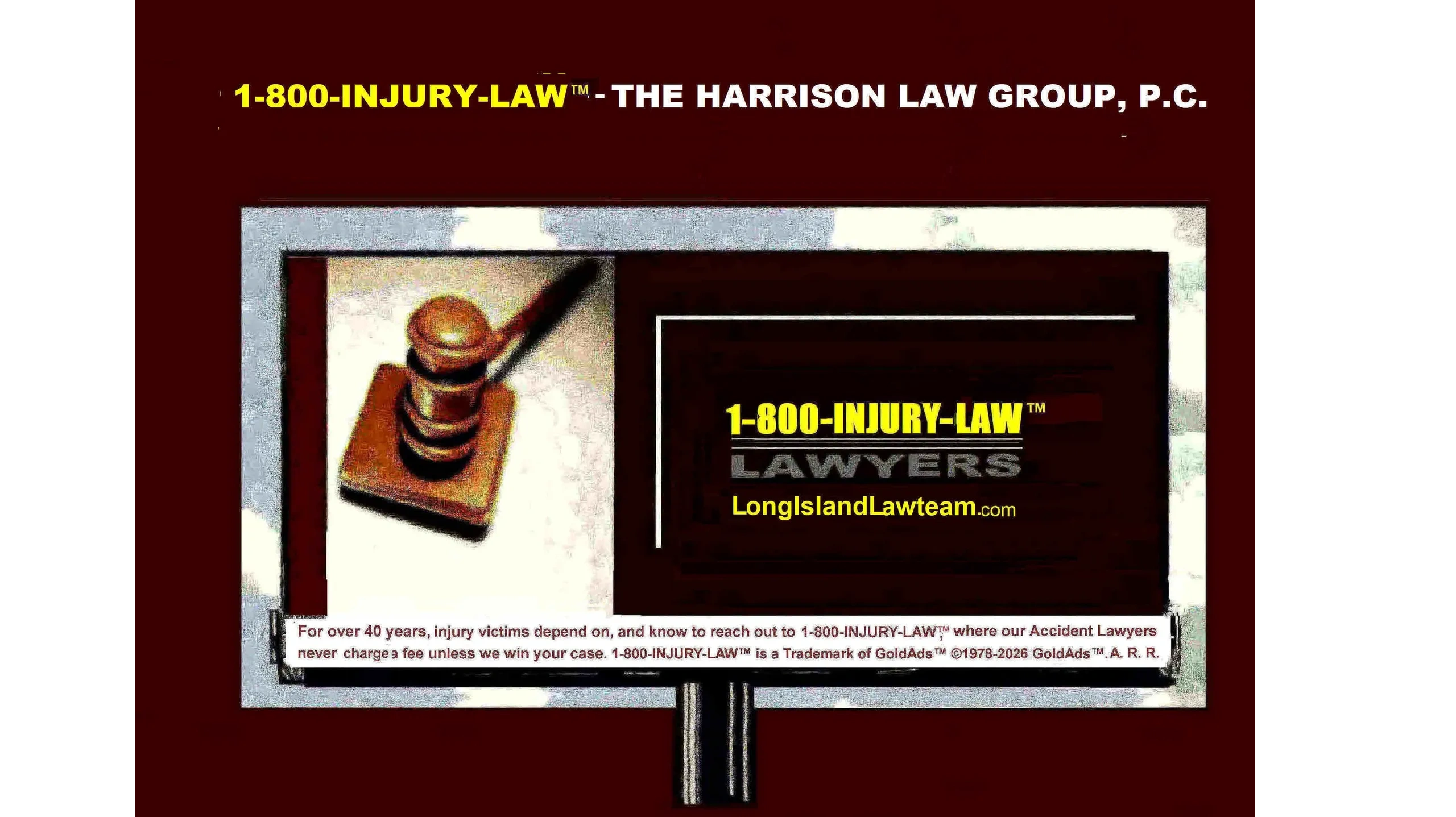 1-800-INJURY-LAW™