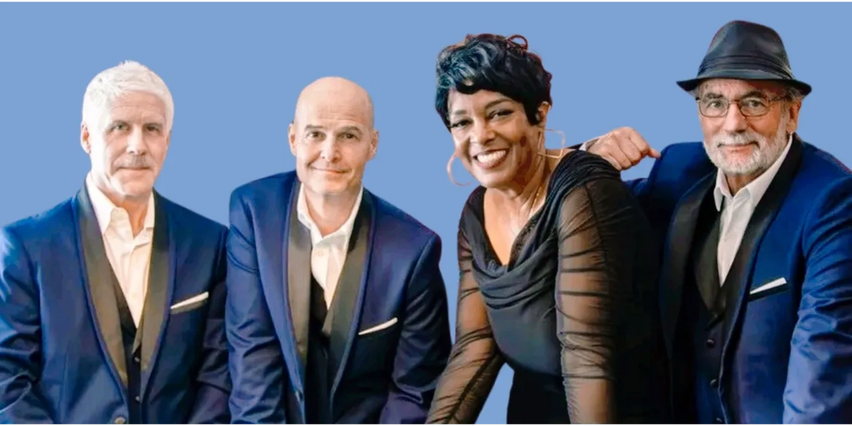 The Black & Blues Band together before a performance.
