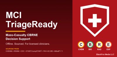MCI TriageReady mass-casualty decision support tool.