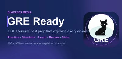 GRE Ready: GRE prep with practice, simulator, and review.