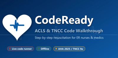 CodeReady ACLS &amp; TNCC Code Walkthrough for ER nurses and medics.