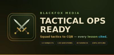 Blackfox Media Tactical Ops Ready course banner.