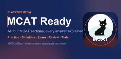 MCAT prep platform by BlackFox Media.