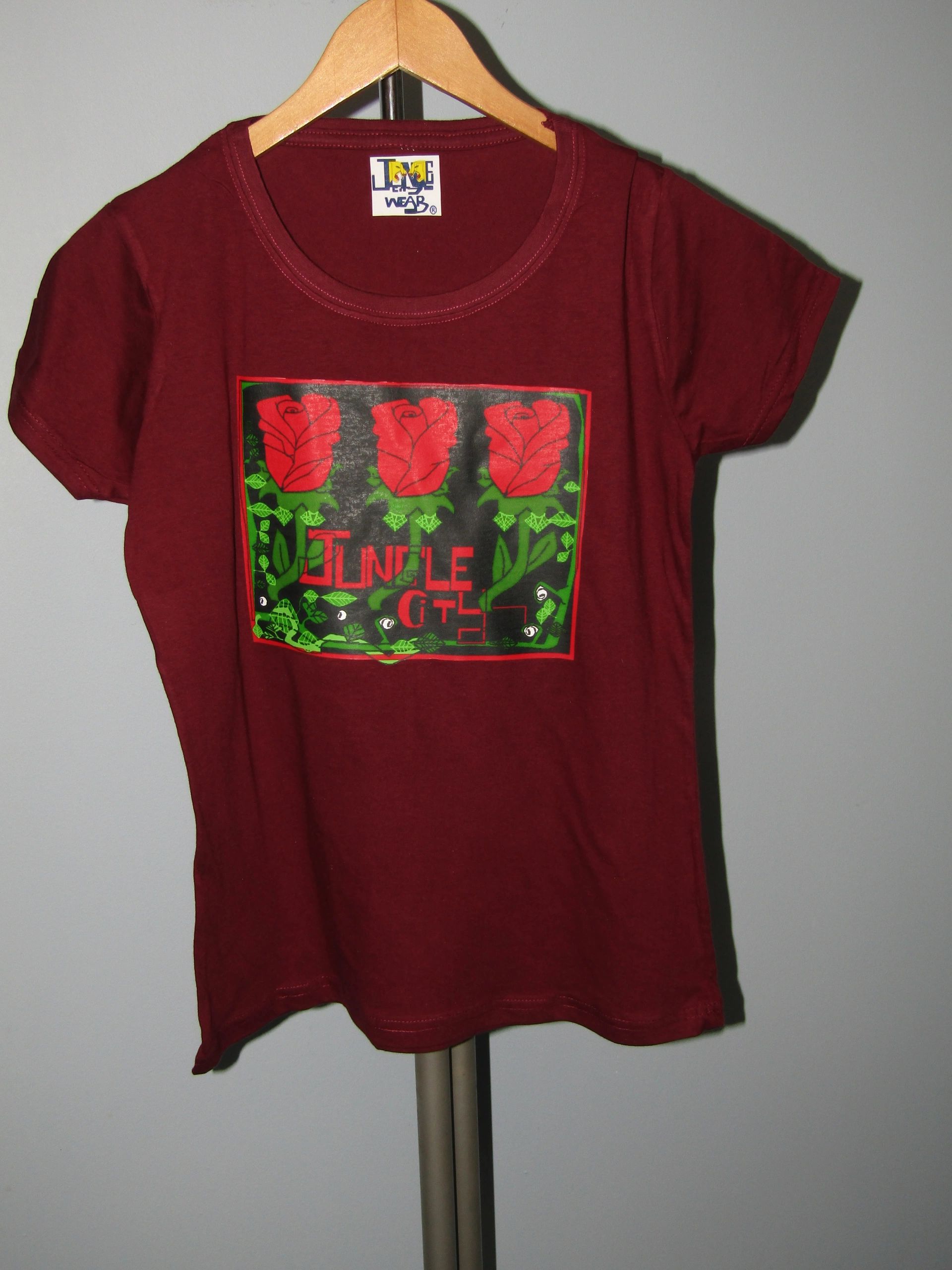 Jungle City Wear Lion Red/Green T-Shirt