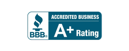 BBB Accredited Business A+ Rated.