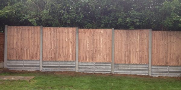 a beautiful wooden fence.