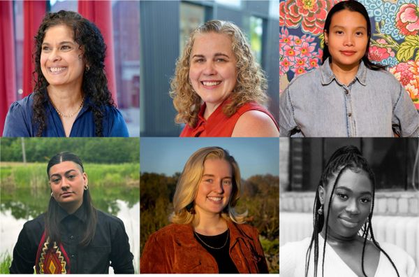 From L to R, Aamera S., Suzy M., Eliza R., Sequoia H., Arianna D-C, Simone A.