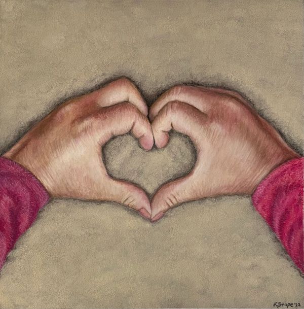Pastel drawing