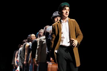 The cast of Most Peculiar Dreams a musical by fergus foran at the Helix 2024