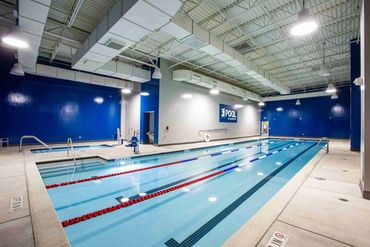 Commercial VASA Fitness custom inground concrete pool, spa. Denver, Colorado