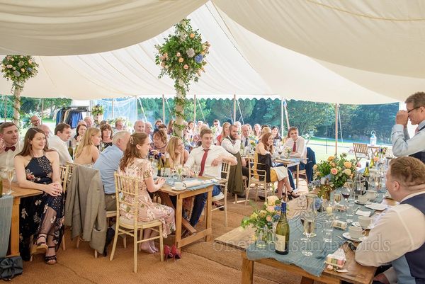 Marquee wedding flowers