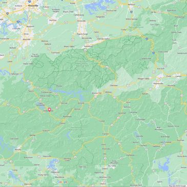 Map highlighting the Black Forest region in Germany.