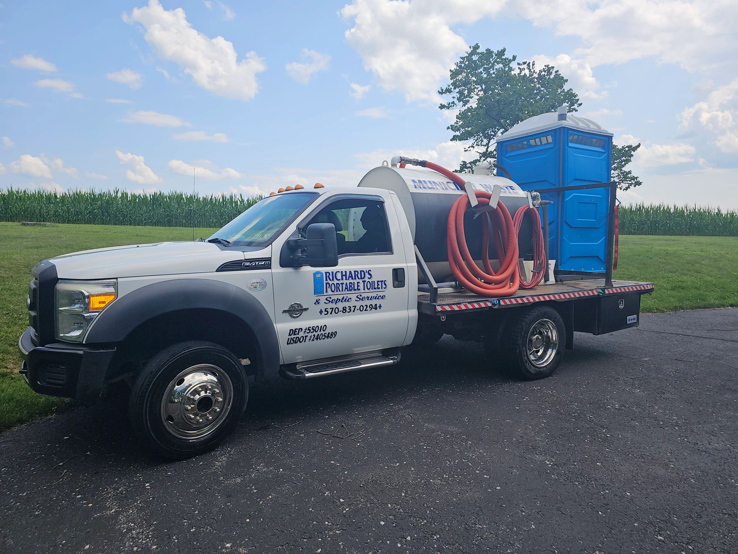 Richard's Portable Toilets and Septic Service - Portable Toilet rentals ...