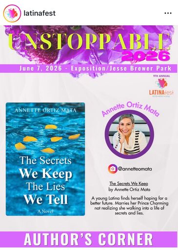 LatinFest Author's Corner
Sunday, June 7, 2026