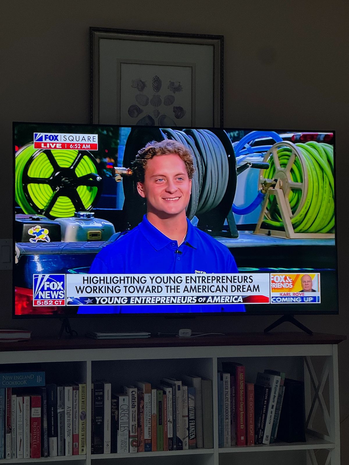 Clean N' Go on the Fox & Friends Young Entrepreneurs of America segment