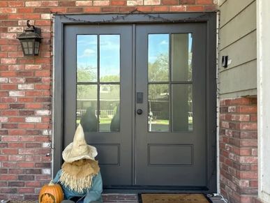 New Fiberglass Double French Door in Gilbert, Arizona.  
