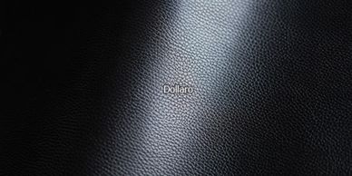 Dollaro leather  in black