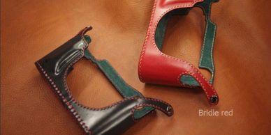 English bridle leather case