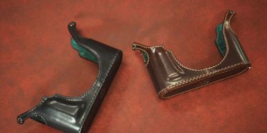 Shell Cordovan leather examples