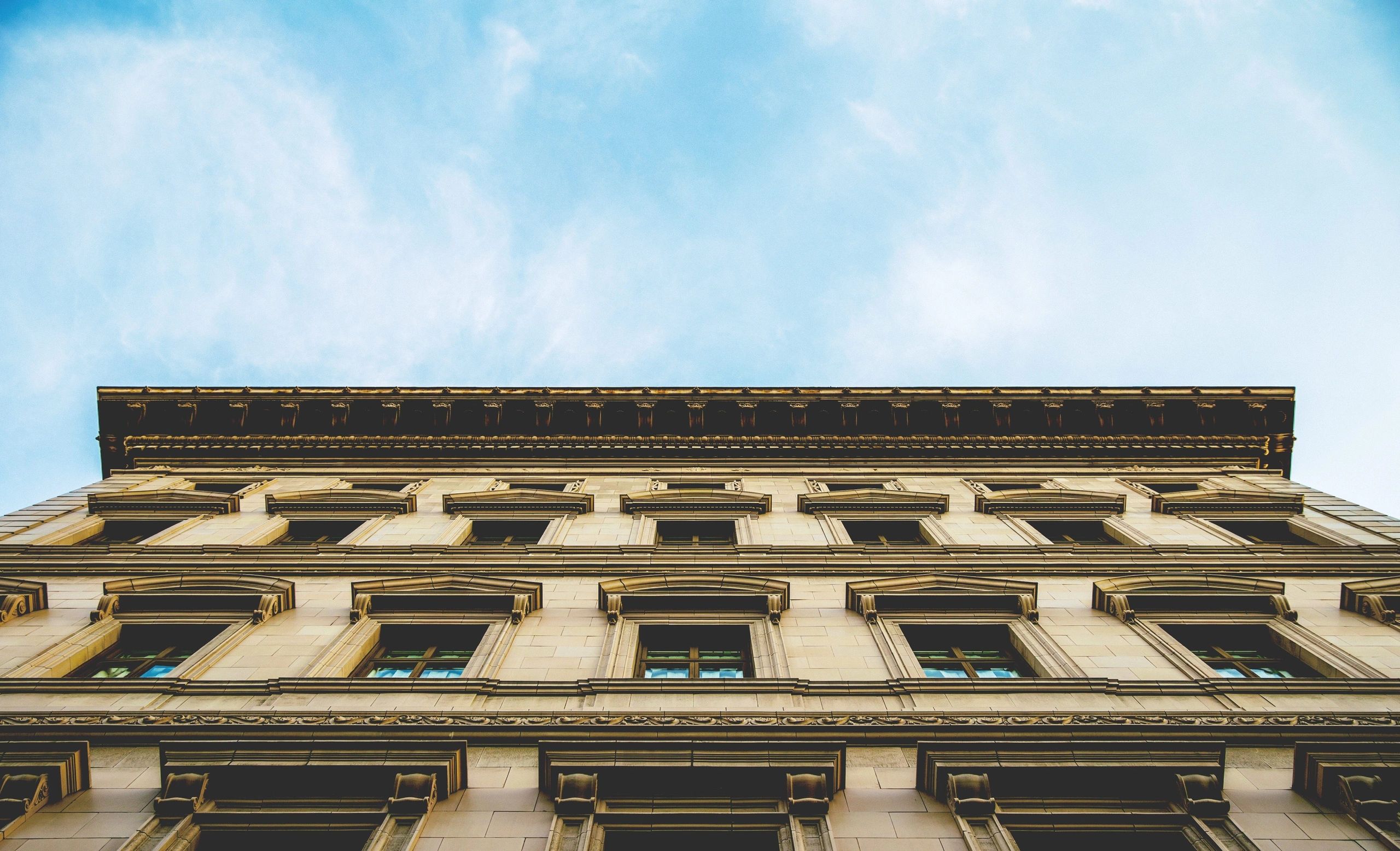 Street view of a building