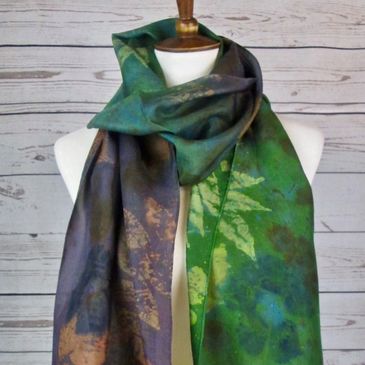 Naturally dyed with plants grown at our farm. Wear Your Medicine. Farm Grown Color.