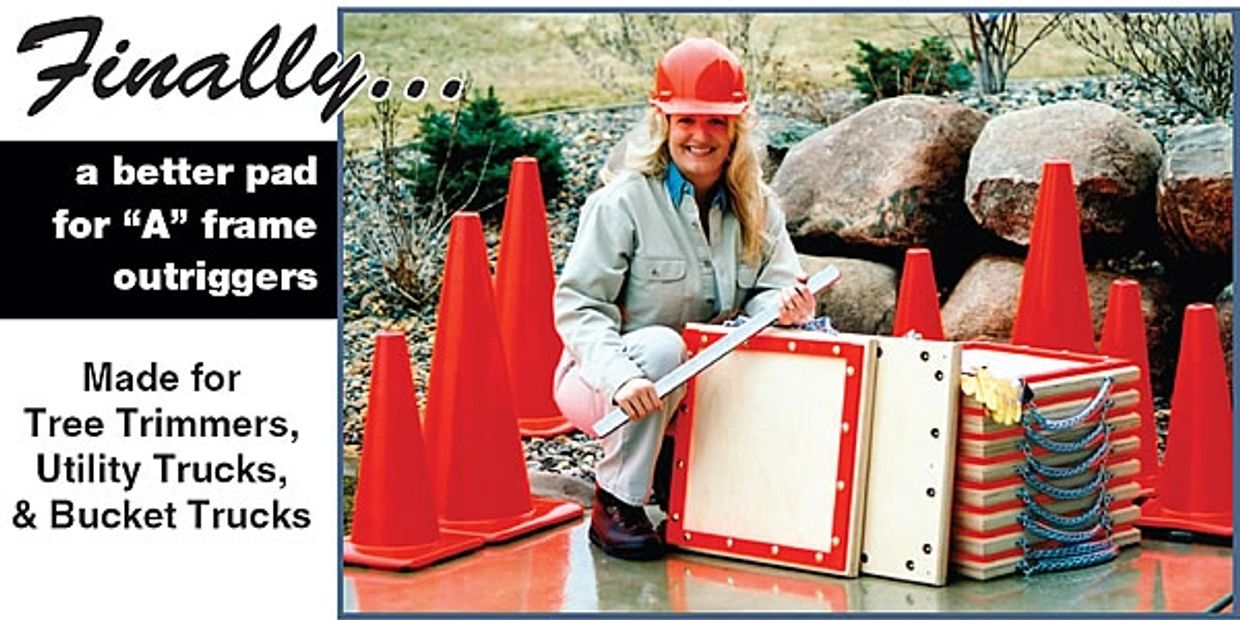 Lifton's Outrigger Pads Arborist Outrigger Pads, Boom Truck Outrigger