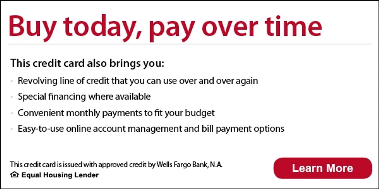 Credit card benefits including revolving credit and flexible payments.
