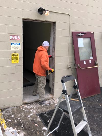 Metal door replacement by Rochester door suppliers 