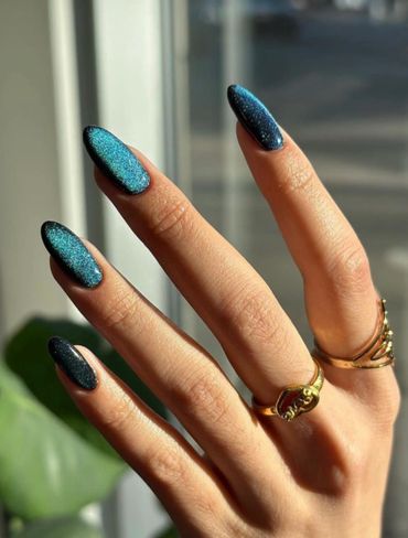 E-File Manicured Nails with Shellac and Gel Polish Nail Art Nail Designs. A 
Professional Manicure