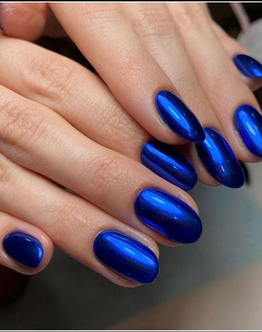 E-File Manicured Nails with Shellac and Gel Polish Nail Art Nail Designs. A 
Professional Manicure