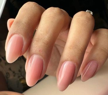 E-File Manicured Nails with Shellac and Gel Polish Nail Art Nail Designs. A 
Professional Manicure