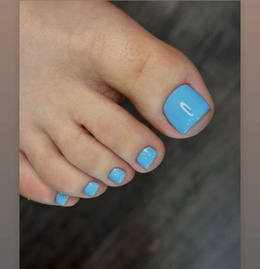 E-File Manicured Pedicure with Shellac in Calgary Nail Art Nail Designs. A 
Professional Manicure