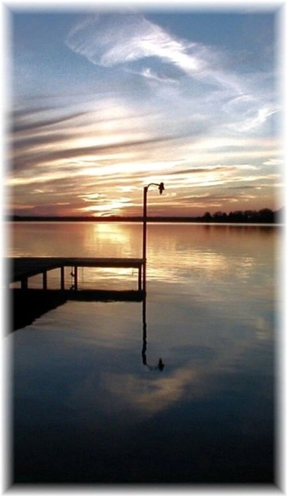 Fishing pier at Cedar Creek Lake