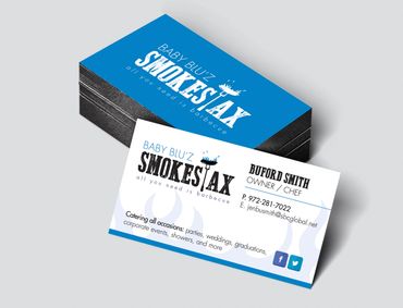 Baby Blu'z  Smokestax Business Cards