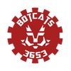 Logo of Botcats 3653 featuring a stylized cat face within a gear.